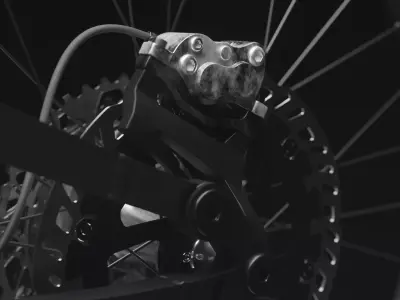Lewis Brakes for mountain bike 3D model