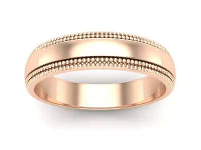 AV 609 Wedding Band Traditional Fit 3D print model