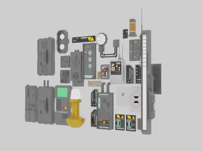 Star Wars Panel Pack 04 3D model