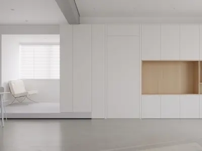 3D Model of Modern Minimalist Apartment Interior Design 3D model