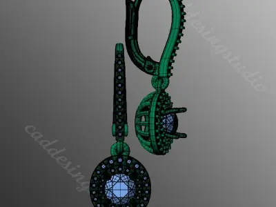 Earrings sm8 3D print model
