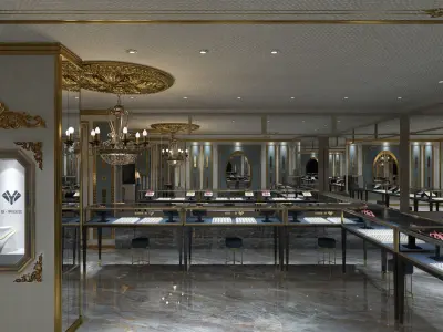 Luxury JEWELLER JEWELER  3D model