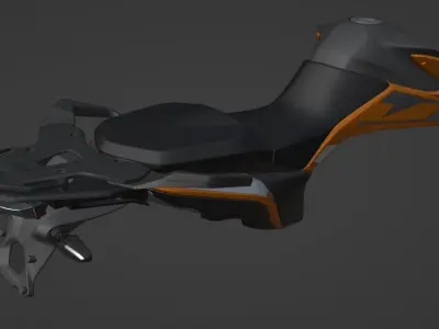 KTM 250 adventure bodypart 3D model