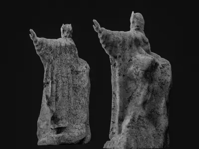 Argonath from Lord of The Rings Free 3D model