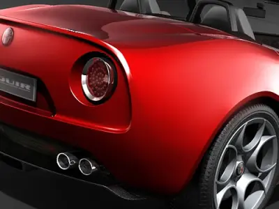 Alfa Romeo 8c Spider 3D model