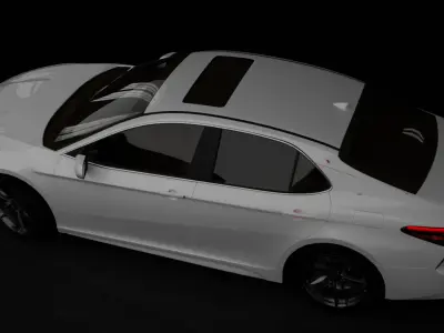 Toyota Camry Hybrid 2022 Rigged 3D model