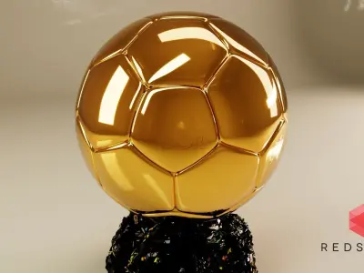 Trophy Ball 3D model