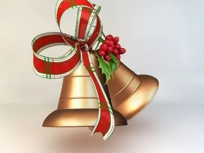 Christmas bell 3D model