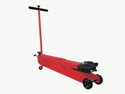 Hydraulic car jacks 3D model