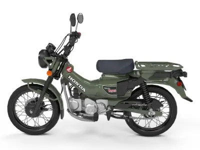 Honda Trail 125 ABS Low-poly 3D model