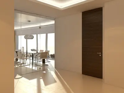 Apartment Lounge Preset 2 3D model
