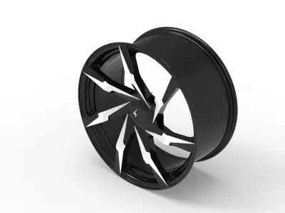 Wheel rim 3D model shop