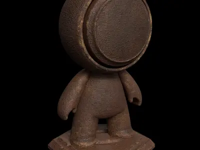 Smart Materials 03- Damaged Leather for Substance 3D Painter Texture