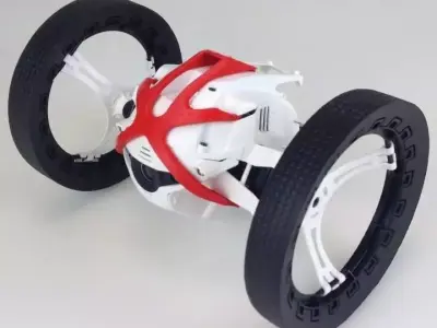 Parrot Jumping Drone Front Mount 3D print model