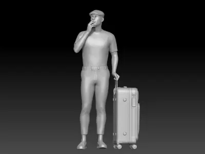 waiting for the trip boy 1 3D print model