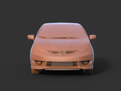 Honda Fit 2009 3D print model