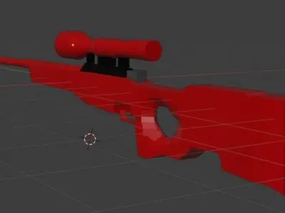 Awp228 rifle 3D model