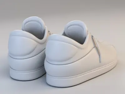 Cartoon All Star Sport Shoes 3D model