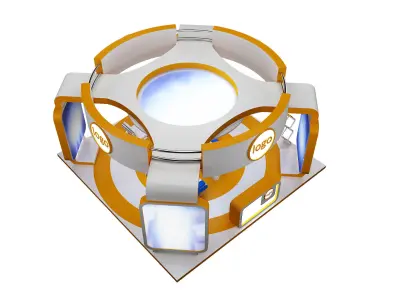 Booth Exhibition Stand a40 or 3D model