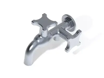 Ultra Modern Two Way Tap 3D print model