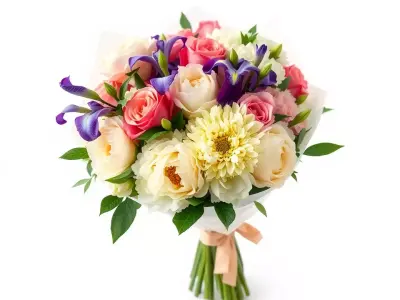 Elegant Floral Bouquet model pack Low-poly 3D model