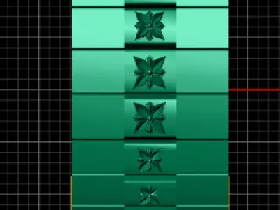 LUXURY ROLEX LOGO RING 3D PRINTABLE MODEL 3D print model