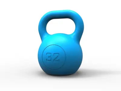 Kettlebell 32kg 3D print model