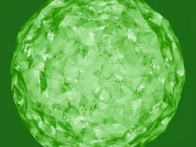 Green Crystal Free 3D model