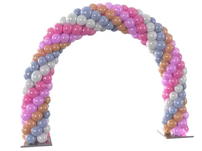 Balloon Arch 03 3D model