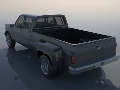 Chevrolet K30 Crew Cab 1975  3D print model