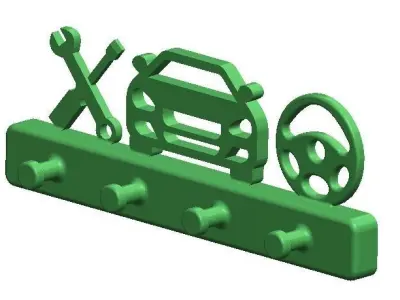 Key Hanger 3D print model