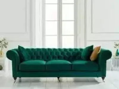 Green Luxury Sofa For Home 3D model