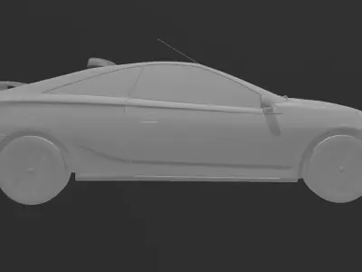 Toyota Celilca 2002 - Roof Spoiler 3D print model