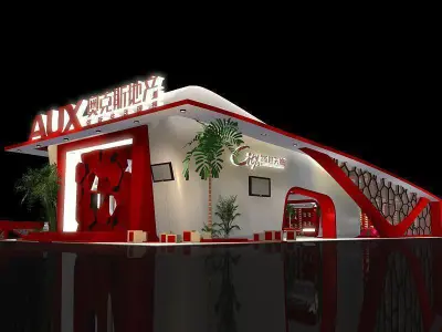 Exhibition - Area -28X16-3DMAX2009-028 3D model