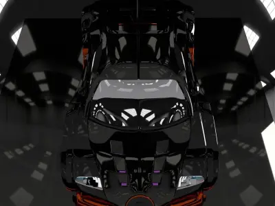 Customized veyron 3D model