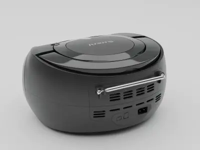 Radio Low-poly 3D model