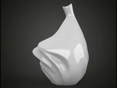 Decorative vase 3D print model order