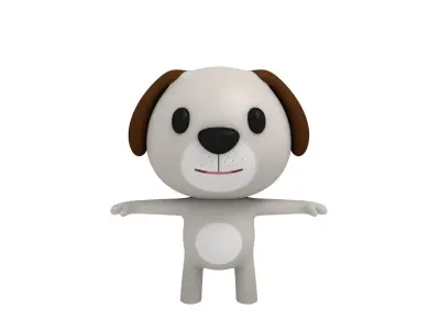 Little Dog 3D model