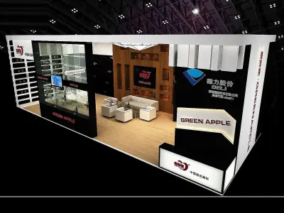 Showroom - Area - 15X6-3DMAX2009-030 3D model