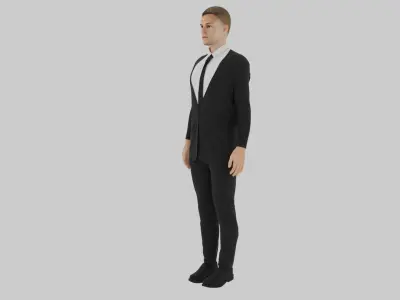 Joshua Kimmich Low-poly 3D model