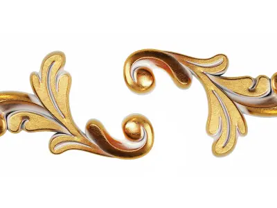 Classic carved 137 3D model