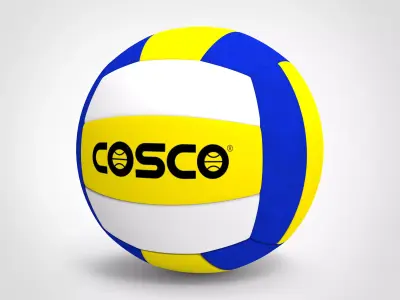 Volleyball ball 3D model 2