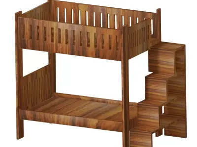 Baby Bunk Bed 3D print model