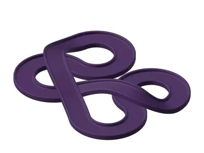Plastic Premium Automotive Track Toy 3D model