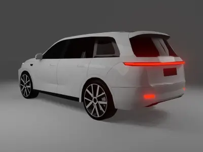 LiXiang L9 Low-poly 3D model