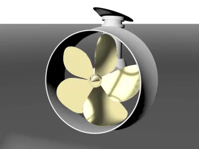 Propeller With Duct 3D model