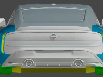 NISSAN Z PROTO STREETHUNTER WIDEBODYKIT Low-poly 3D model