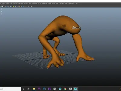Ben 10 Alien 3D model with texture and rigg Low-poly 3D model