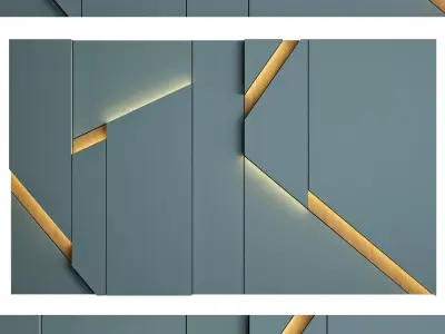 Wall Panel 30 3D model