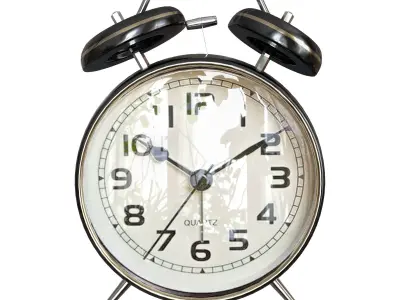 table clock 3D model